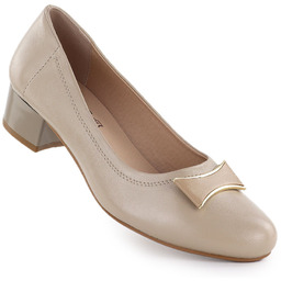 Czółenka damskie beżowe Jezzi 200-15