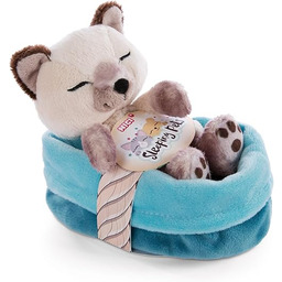 NICI Przytulanka Kot w Koszyku 12 cm Sleeping