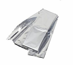 Koc ratunkowy 130x210 Srebrny 10 szt. Folia życia