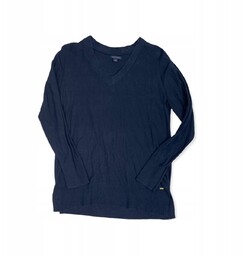 Granatowy sweter bluzka damska TOMMY HILFIGER L
