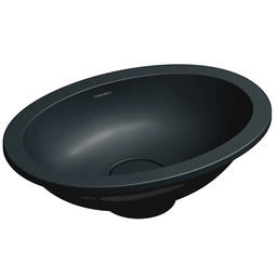 Omnires Shell M+ umywalka podblatowa 38x25 cm black