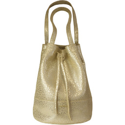 Skórzana torebka damska Clara - Giovani, worek