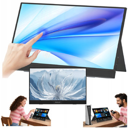 Monitor Do Laptopa Smatrfona 15,6" z ekranem dotykowym