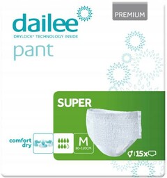 DAILEE Pant Premium Super Majtki chłonne M, 15szt.