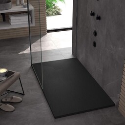 Rea Brodzik prysznicowy Magnum Black 80x100