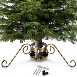 Stojak na choinkę stalowy 65cm złoty