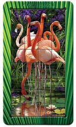 Puzzle Flamingi 3D Piatnik
