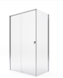 Roca Metropolis-N kabina prostokątna 100x80cm szkło przejrzyste AMP1310012M/AMP0908010M