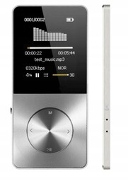 Odtwarzacz MP3 T1 Ebook 16GB Srebrny Nowy Model