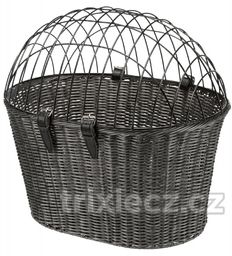 Trixie Transporter na rower, antracytowy - 44x34x41cm/5kg