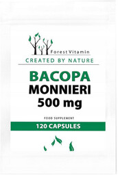 FOREST VITAMIN Bacopa Monnieri 500mg 120caps