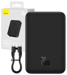 Baseus Powerbank magnetyczny Magnetic Mini 20000mAh, USB-C 20W