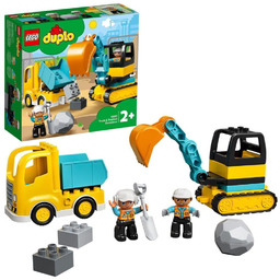 Klocki Lego Duplo Ciężarówka i Koparka Gąsienicowa (10931)