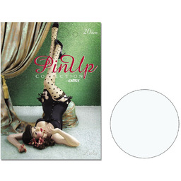 Pończochy W Kropki Do Paska Lulu Nylonowe Perle