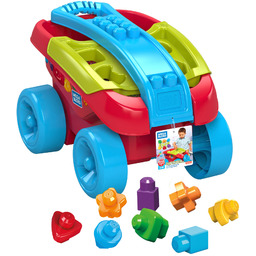 Sorter Bloks kształtów Wózek do ciągnięcia z rączką