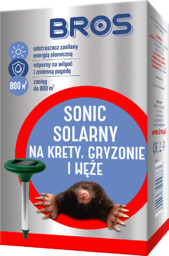 Bros Sonic Solarny na krety gryzonie i węże