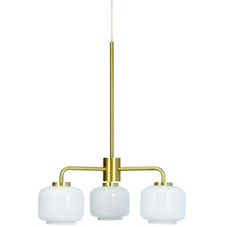 Żyrandole Dyberg Larsen, Arp 3, ściemnialny, złoty mosiężny,