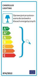 Lampa stołowa/nocna BERKANE 41-11718 pomarańczowa 1x40W E14