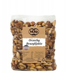 Orzechy Brazylijskie Całe 1Kg Mona