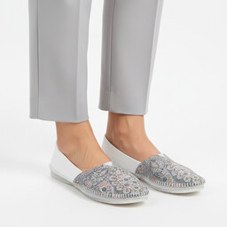 Maciejka Baleriny damskie, cholewka ze skóry naturalnej gładkiej