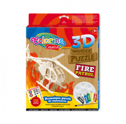 Puzzle drewniane 3D Helikopter Colorino 36889PTR-HELIKOPTER