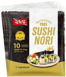 Glony do sushi Yaki Nori GOLD 3 x