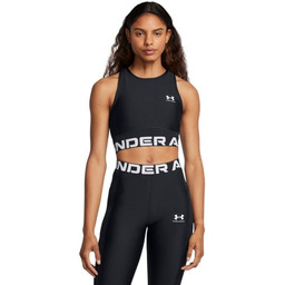 Under Armour Damski Tank Top HeatGear Rib Black