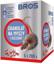 Bros Granulat na myszy i szczury 5 x