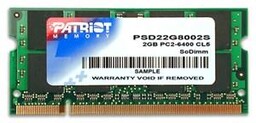 Patriot Pamięć Memory Signature PSD22G8002S (DDR2 SO-DIMM; 1