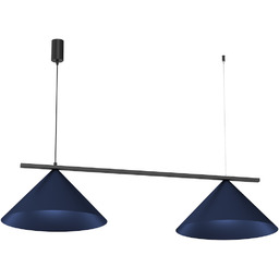 Lampa wisząca CAPITAL BLACK/NAVY BLUE 2XGX53 MLP1531 -