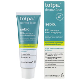 TOŁPA Dermo Face Sebio Matujący Krem korygujący BB