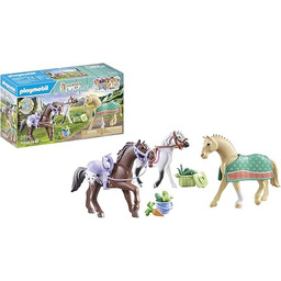 PLAYMOBIL World of Horses 71356 3 konie: Morgan,