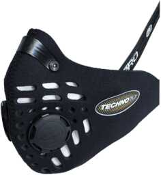 RESPRO Maska antysmogowa TECHNO CE BLACK