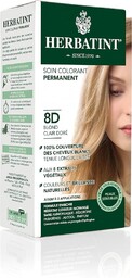Herbatint Skin Permanent Hair Farba do Włosów, 8D