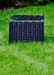 Mały stolik balkonowy 40x40x32cm technorattan