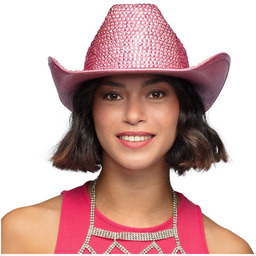 Kapelusz kowbojski Tomorrow różowy