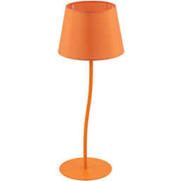 Lampka nocna stalowa pomarańczowa 37cm z serii NICOLA