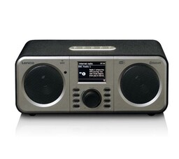 Lenco DIR-141BK Radio FM DAB+ Internetowe Bluetooth Czarno-srebrny
