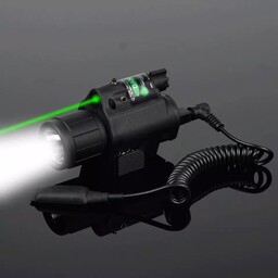 Celownik Laserowy Zielony Żelowy Przycisk Latarka