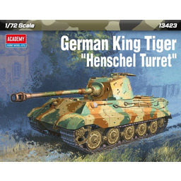 Czołg King Tiger Henschel Turret - Academy 13423