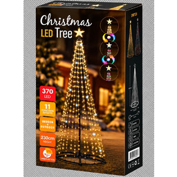 Choinka zewnętrzna 370 Led 230 CM