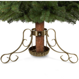 Stalowy stojak na choinkę Bries 62cm złoty