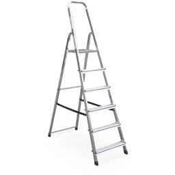 Drabina domowa aluminiowa 6 stopniowa Krause Corda
