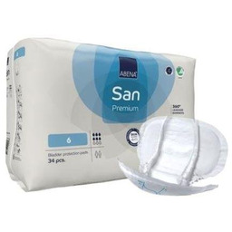 Abena, San Premium 6 Pieluchy Anatomiczne, 34szt.