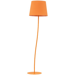 Lampa podłogowa stalowa pomarańczowa 150cm z serii NICOLA