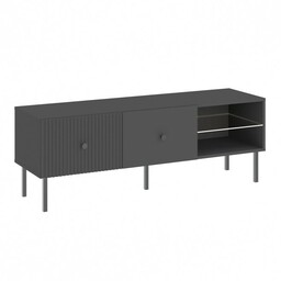Szafka RTV VIENA 1D 135cm Antracyt