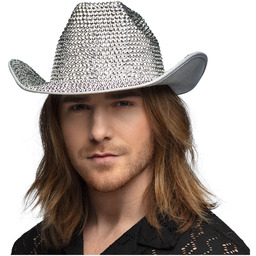 Kapelusz kowbojski Tomorrow srebrny