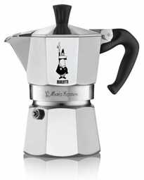 BIALETTI Kawiarka Moka Express 6 TZ Srebrno-czarny