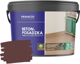 PRIMACOL Farba beton posadzka, brązowy 4,5L