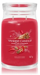 Yankee Candle Sparkling Cinnamon Signature Jar Świeca zapachowa